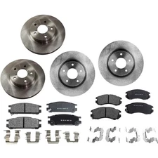 Brake Disc and Pad Kit For 1993-1996 Subaru Impreza Front and Rear
