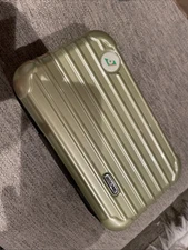 Rimowa x EVA Air Laurel Business Class Toiletry Amenity Case Gold