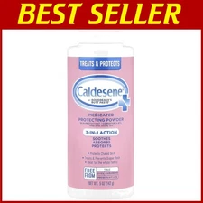 Talc-Free Medicated Protecting Powder - 5 Oz Bottles, 12 Pack, Soothing Relief