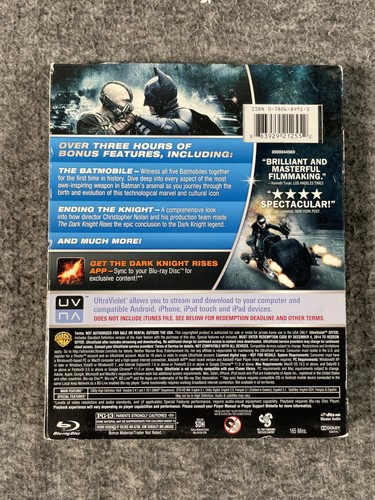 The Dark Knight Rises Blu-ray DVD Kombipack Schutzhülle 2012 brandneu versiegelt - Bild 2 von 6