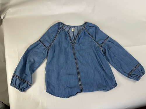 Gap Denim Long Sleeve Peasant Type Shirt Medium
