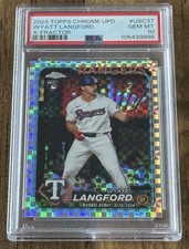 2024 Topps Chrome Update Series - Rookie Debut Wyatt Langford #USC37 X-Fractor