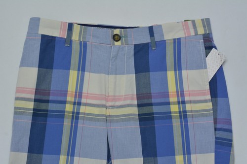 Pantaloncini da passeggio a quadretti da uomo bianchi PINGUIN 36 NUOVI CON ETICHETTE NUOVI slim fit MARGATE belli! - Foto 2 di 5
