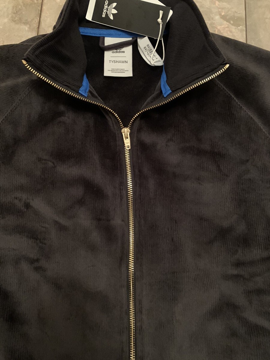 Adidas Tyshawn Jones Velour Track Jacket Sz M (HN1842) NWT Adidas Tyshawn Jones Velour Track Jacket Sz M (HN1842) NWT