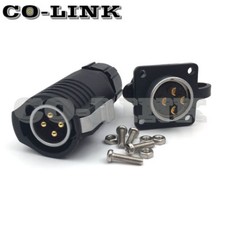 Waterproof 4Pins RV Solar Connector,XHP20 Auto Power Cable Connector Plug