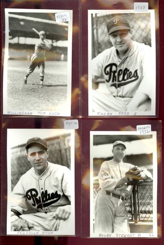 26 fotos vintage de George Brace 4x6 de 1930 nombres de los Filis de Filadelfia en descripción - Imagen 7 de 9