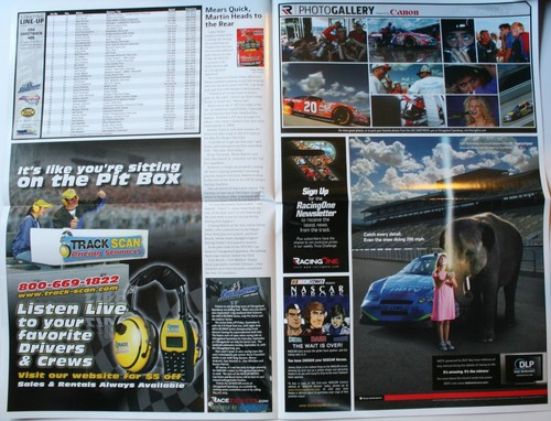 USG Sheetrock 400 Chicago 2007 programa Speedway con extras Nascar - Imagen 9 de 9