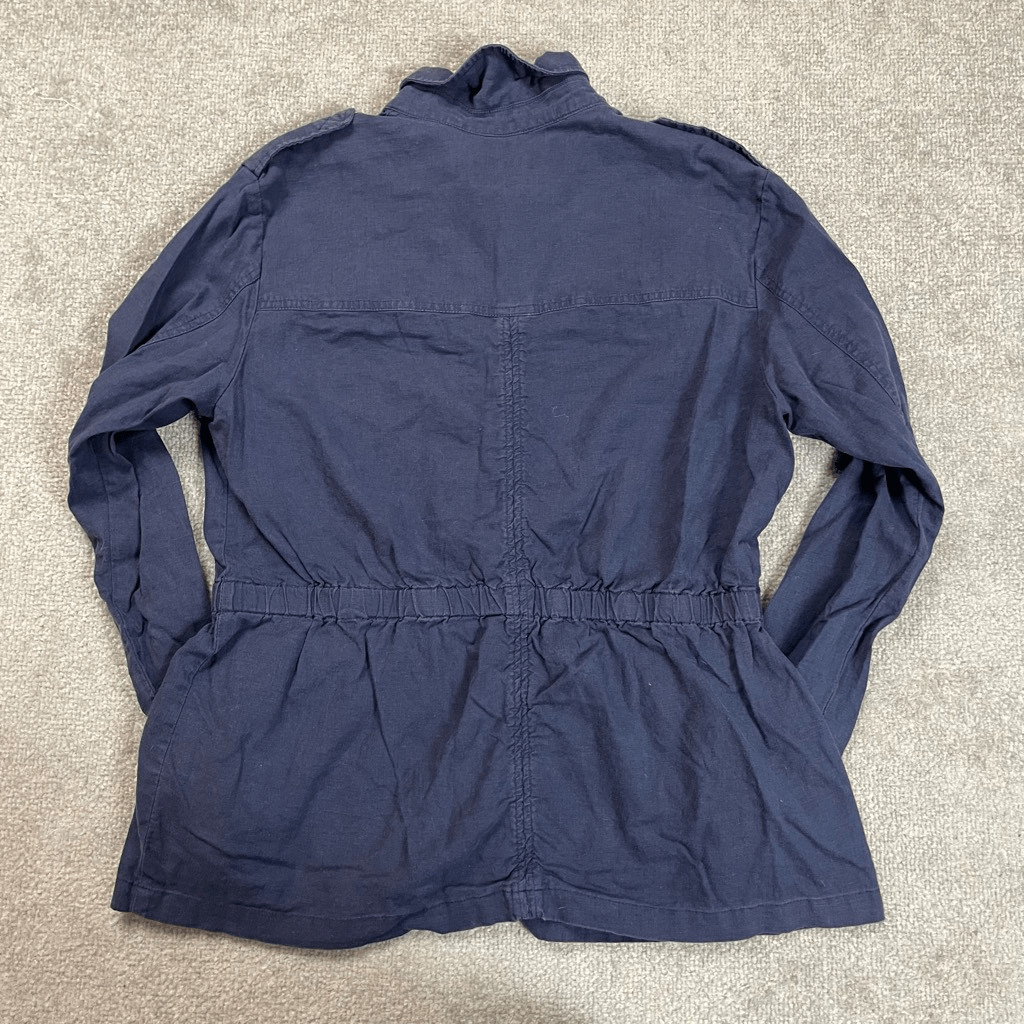 Draper James RSVP Linen Utility Jacket Chore Coat… - image 3