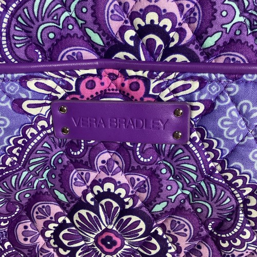 Vera Bradley Large Purple Paisley Lilac Tapestry Weekender Travel Bag NWOT 66 - Picture 2 of 12