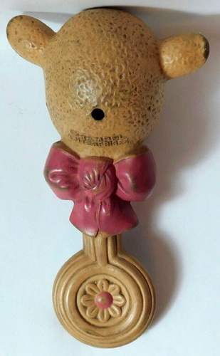 CAMPANA DE ARCO ROSA RELLEL DE CORDERO DE COLECCIÓN DÉCADA DE 1950 - Imagen 3 de 3