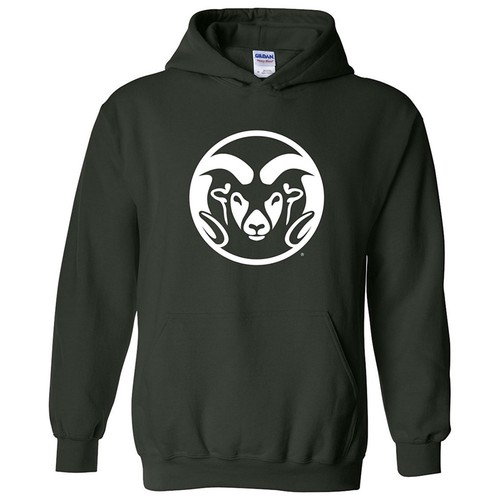 Colorado State Rams Primary Logo Erwachsene lizenziert Unisex Hoodie - Bild 1 von 11