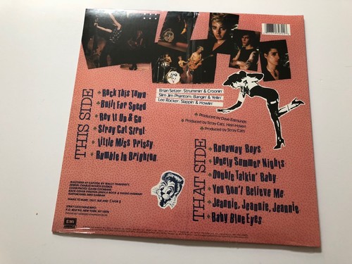 Built for Speed by Stray Cats (Vinyl, Oct-2008, EMI Music Distribution) - Picture 3 of 3