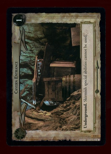 LOTR Lord of the Rings TCG 2004 Promo Foil 0D3 Cavern Entrance - Picture 1 of 2