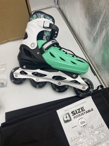 In-line Skates Men, Women Girl BoyXL 4 Sizes Adjustable 7-10 - Picture 10 of 12