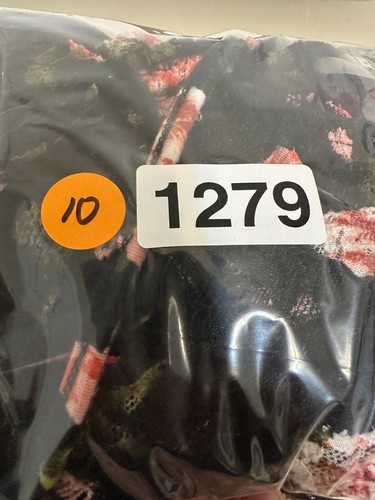 Y2K Floral Lace Cottagecore Top Size L Puffärmel Coquette Fairygrunge Dainty - Bild 12 von 13