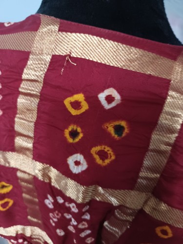 Choli Saree Lehenga Vintage Bead Indian Mirrored Pakistani Wear Wedding Wmn Sm - Picture 5 of 24