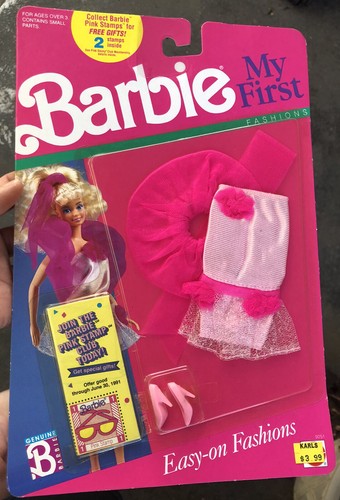 Sealed 1989 Barbie My First Fashions Strapless Minidress Clothing Mattel, 9251 - Bild 6 von 10