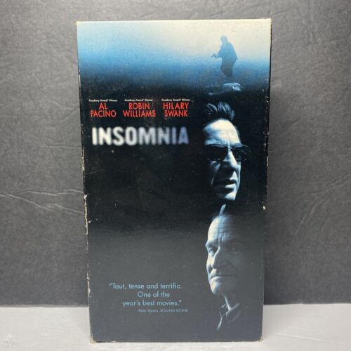 INSOMNIA VHS Warner Home Video Al Pacino Robin Williams Christopher Nolan