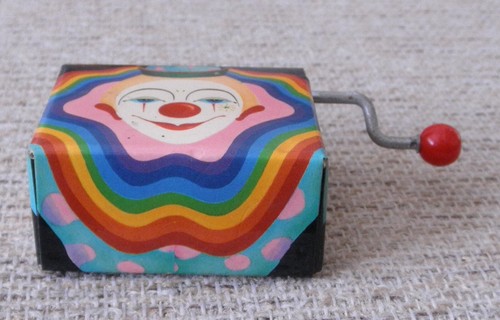 Vintage Koji Murai Pierrot de Pierre Clown Wind-up Music Box - Picture 2 of 6