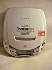 SONY DISCMAN ESP2 D-E401 GROOVE COMPACT CD PLAYER AM/FM RADIO SPINS BUT NO PLAY