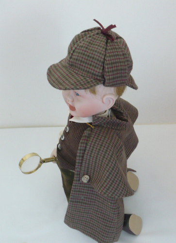 1989 Knowles Born To Be Famous 1st Issue Little Sherlock Porcelain Doll w/COA - Picture 7 of 22
