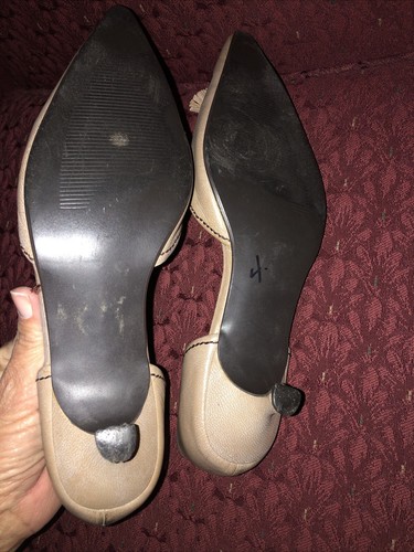 Colin Stuart Low Pumps Ladies Leather Shoes Size 8.5 - Picture 6 of 10