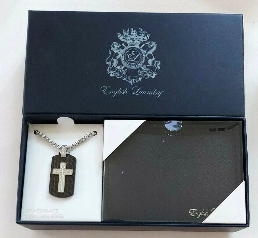 English laundry cross best sale necklace