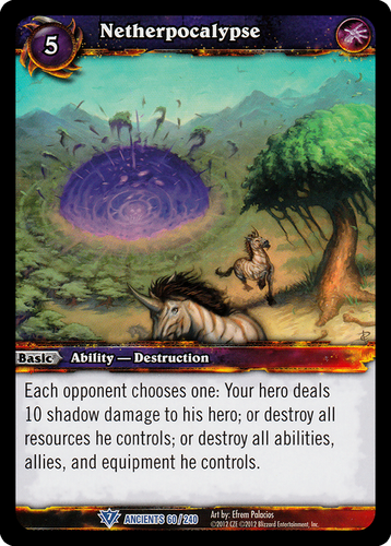 World of Warcraft WoW TCG War of the Ancients Set Rares/Epics CHOOSE YOUR CARDS! - Picture 46 of 73