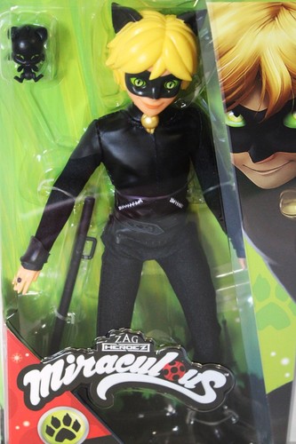Set of 5 Miraculous Dolls - Ladybug, Cat Noir, Marinette, Rena Rouge, Queen Bee - Picture 4 of 11