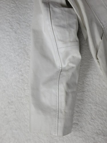 Dialogue Womens White Leather Jacket Size XS - Picture 8 of 12
