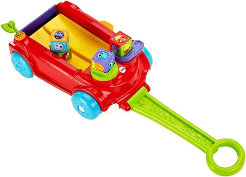 BLOCCHI A RULLI PREZZO PESCATORE ROCKIN WAGON 2 IN 1 GIOCATTOLO DI SVILUPPO *NUOVO* - Foto 7 di 8