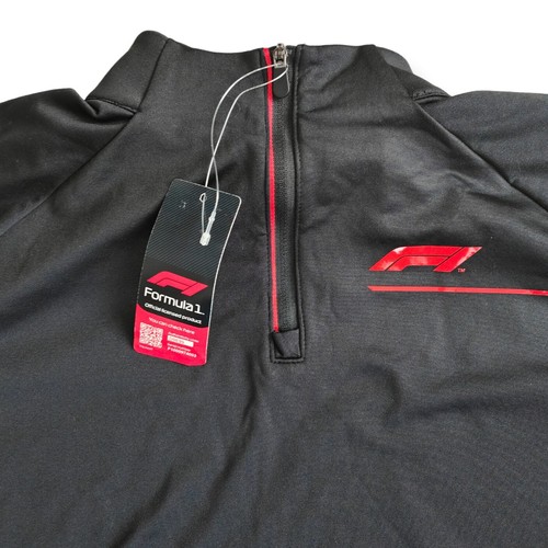 Formula 1 Logo Quarter Zip Top - Official Product - 2023 Season - Size L - BNWT - Picture 2 of 6