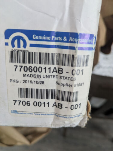 Nuevo Genuino Mopar Performance 77060011ab SRT8 6.1L Mopar Entrada de Aire Frío CAI - Imagen 2 de 3