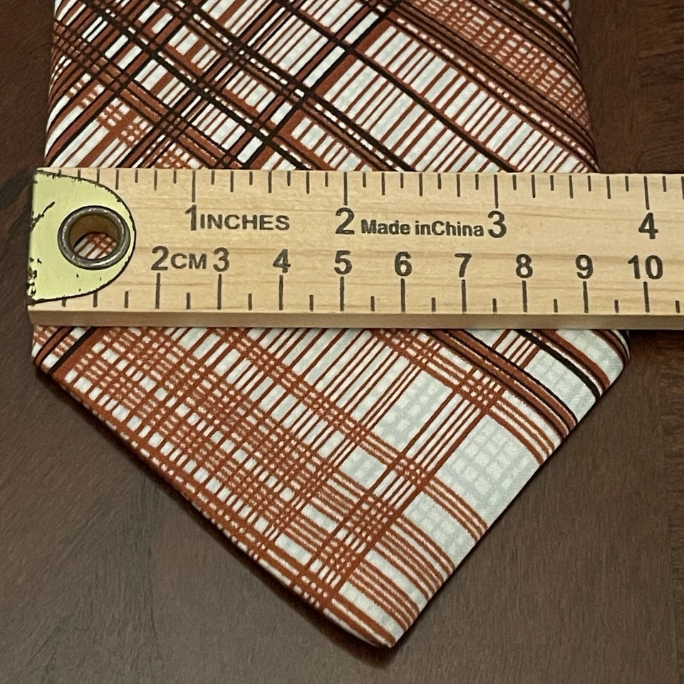 Галстук мужской Don Loper Beverly Hills оранжевый полиэстер - Изображение 4 из 4