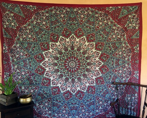 Indian Tapestry Wall Hanging Mandala Hippie Bedspread Throw Gypsy Bohemian Cover - Picture 7 of 36