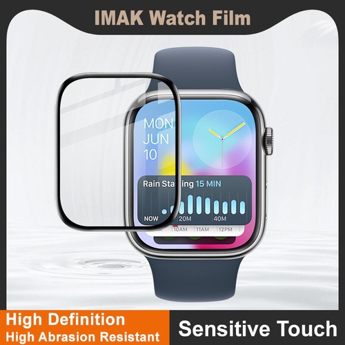 Imak HD Sensitive Touch Verre Bio Protecteur d'écran pour Apple Watch Series 10 - Photo 3 sur 20