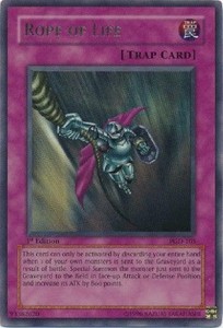 Ultra Rare 1st ed PGD-105 Yugioh Rope of Life NM