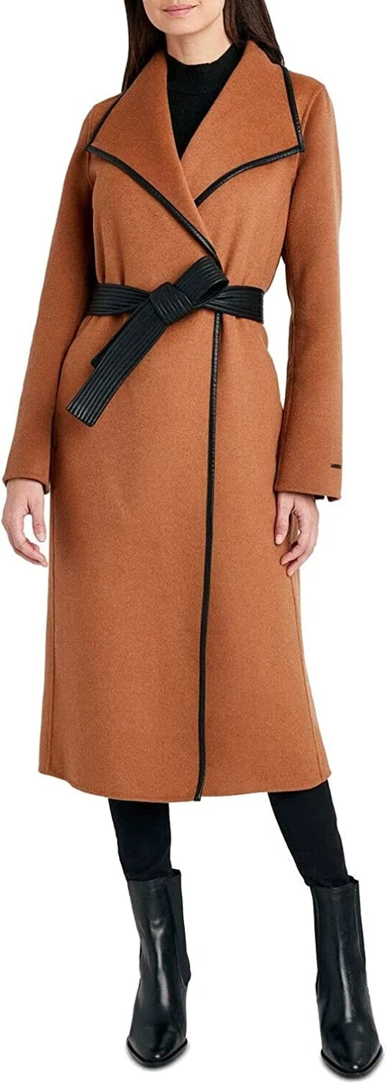 HLT Wool-Blend Doubleface Belted Coat