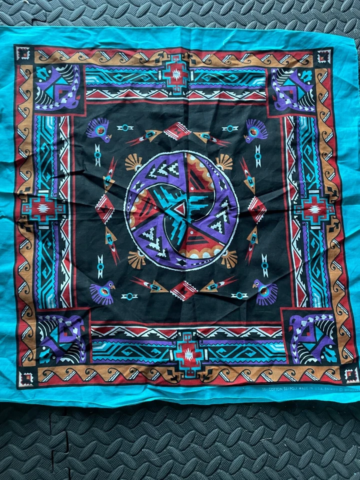 Wamcraft Bandana Bufanda Multicolor Unisex Adulto Boho Suroeste Nativo Azteca Foto 3 de 4