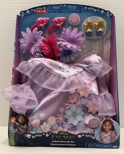 Juego de Vestir Disney Encanto Isabela - Se Ajusta a Tallas 4-6x - Nuevo - Imagen 1 de 3
