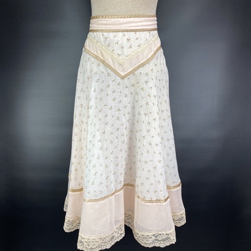 1970s Prairie Skirt Jessica's Gunnies Gunne Sax Sz