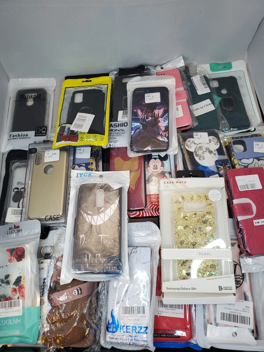 NEW Bulk Wholesale Lot 115 Unused Phone Cases iPhone Samsung Google LG