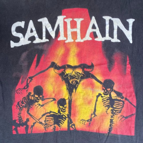 Vintage 90s Samhain Band Shirt Single Stitch Death Metal Rock Danzig Tee - Picture 3 of 8