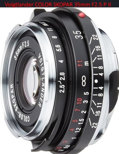 Voigtlander COLOR SKOPAR 35mm F2.5 P II VM for Leica M 130715 - Picture 6 of 10