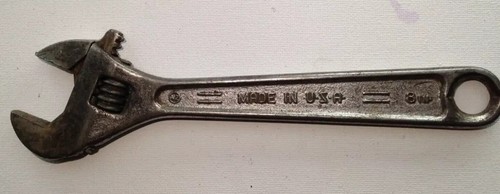 Vintage Craftsman 8 inch Adjustable Wrench Made in USA - Picture 11 of 12
