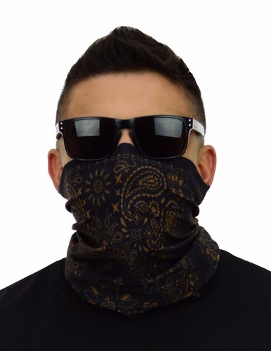 Mato & Hash Multi Functional Tube Bandanna Mask Scarf Headband Gaiter - Picture 4 of 153