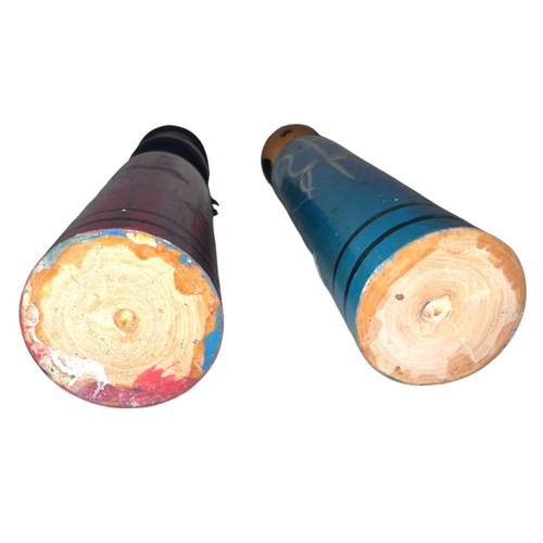 Arte popular egipcio huso de madera personas muñecas pintadas a mano vintage pareja retro - Imagen 6 de 6