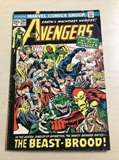 THE AVENGERS #105 (4.0-4.5) THE BEAST-BROOD!-1972 Marvel Comics