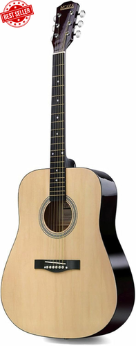Folkmaster Left Handed Guitar - Natural - Steel String - Picture 10 of 12