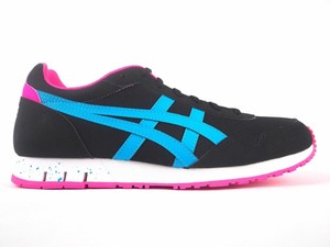 Asics Curreo HN537 9039 Lace Up Black Blue Casual Trainers | eBay